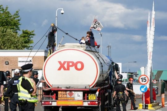 Police Arrest 20 Climate Activists During Protest Targeting Oil Refinery
