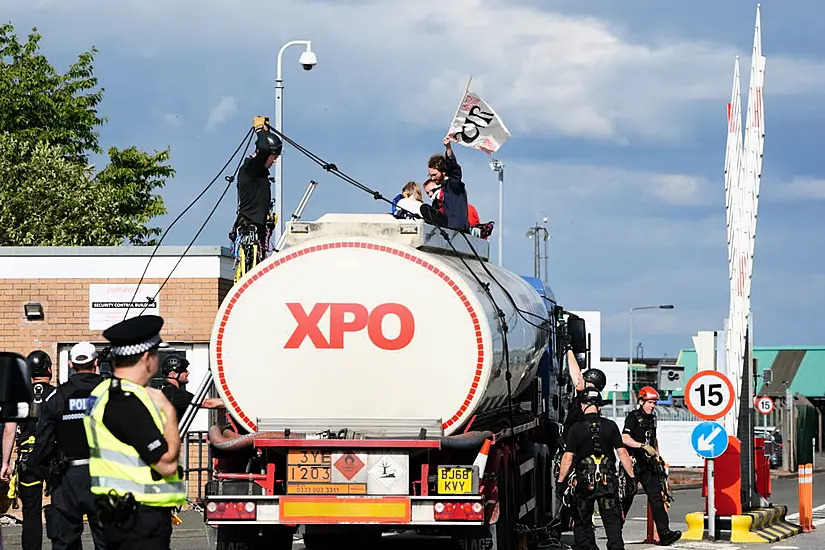 Police Arrest 20 Climate Activists During Protest Targeting Oil Refinery