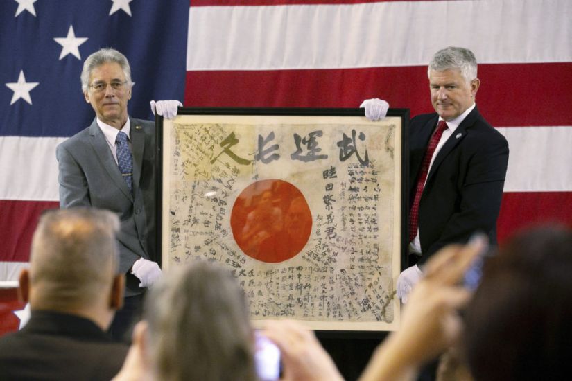 Flag Carried By Japanese Soldier Killed In Second World War To Return To Family