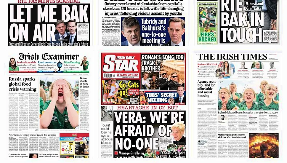 What The Papers Say: Friday's Front Pages