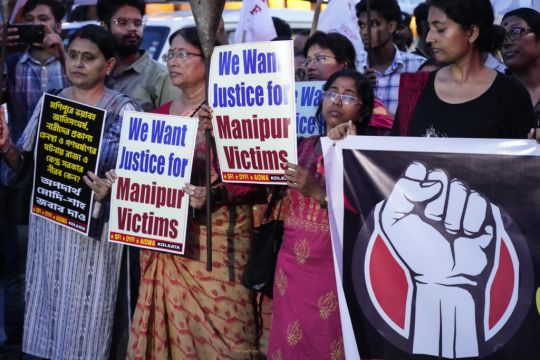 Thousands Protest Over Assault Of Women Paraded Naked In Indian Border State