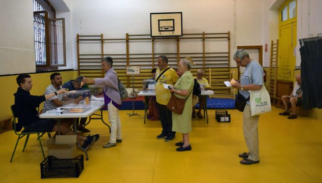 Voters Brave The Heat As Spain Holds Early General Election