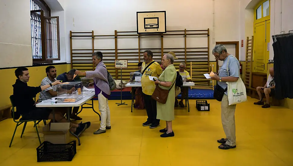 Voters Brave The Heat As Spain Holds Early General Election