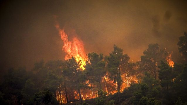 Irish Citizens Impacted By Rhodes Wildfires