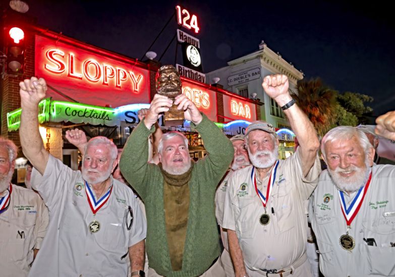 White-Bearded Wisconsin Man Wins Hemingway Look-Alike Contest On Birthday