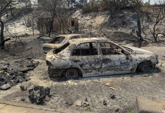 Fire Still Raging On Greek Island Of Rhodes As Dozens More Start Across Country