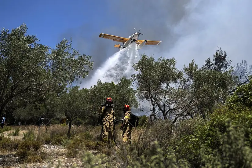 Two Dead As Greek Firefighting Plane Crashes After More Evacuation Orders Issued