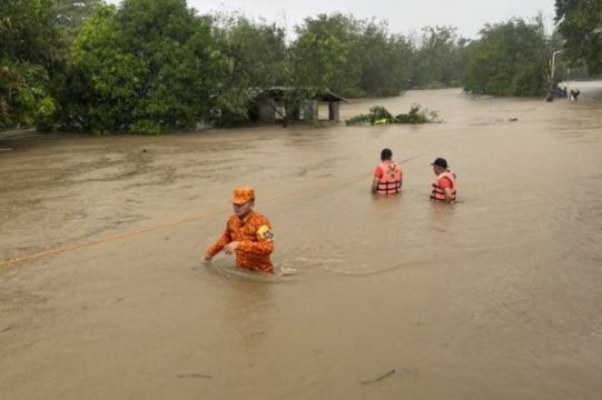 Typhoon Rips Off Roofs, Floods Villages And Displaces Thousands In Philippines