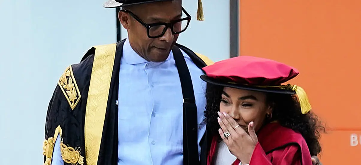 Leigh-Anne Pinnock Surprised By Flash Mob Before Collecting Honorary Doctorate