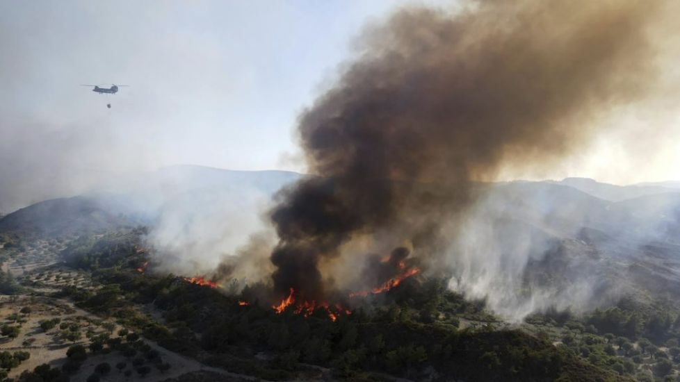 Exclusion Zone Set Up Around Greek Military Base After Wildfires Trigger Blasts