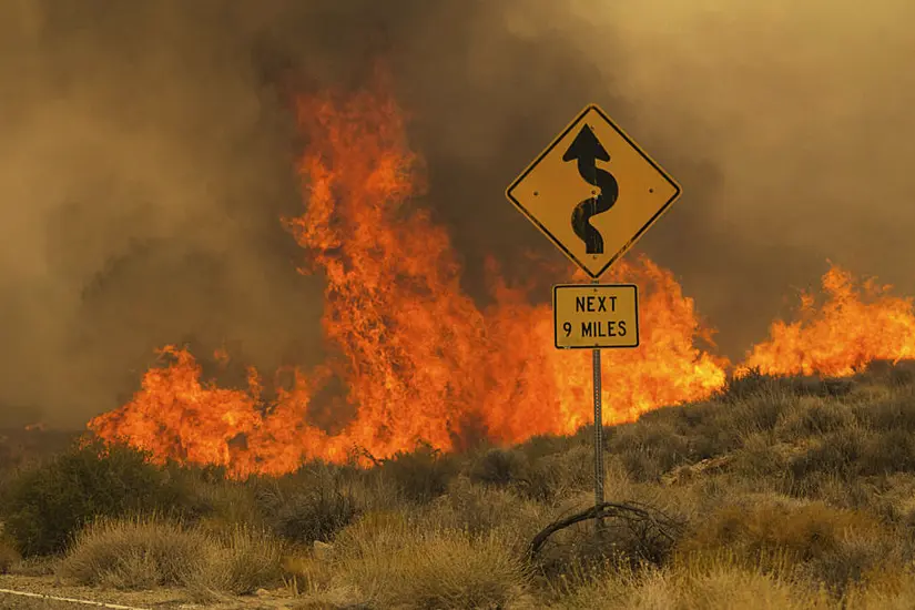 Crews Battle ‘Fire Whirls’ As Part Of California Blaze In Mojave Desert