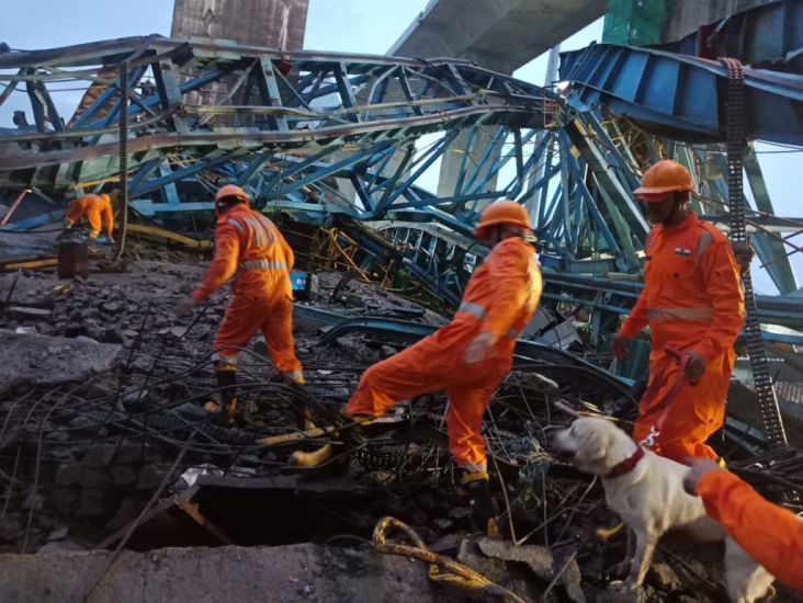 16 Killed After Crane Used To Build Bridge Collapses In India