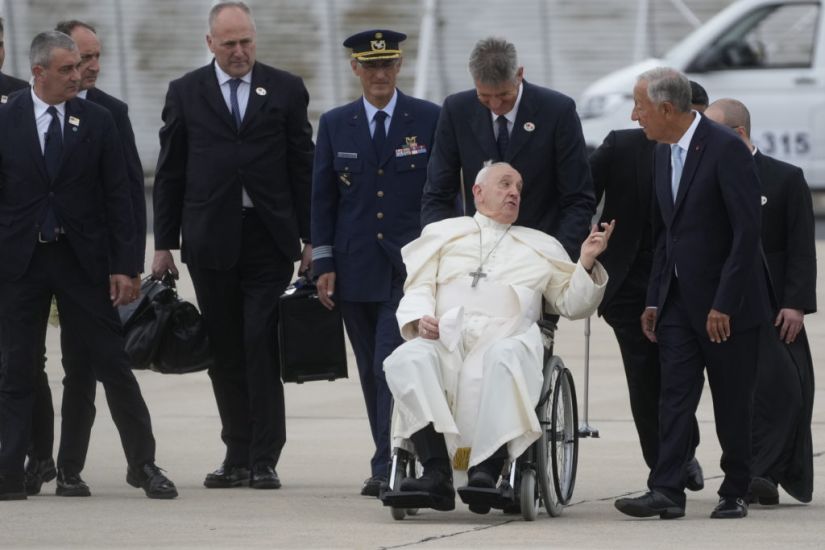 Pope Francis Arrives For World Youth Day Celebrations In Portugal