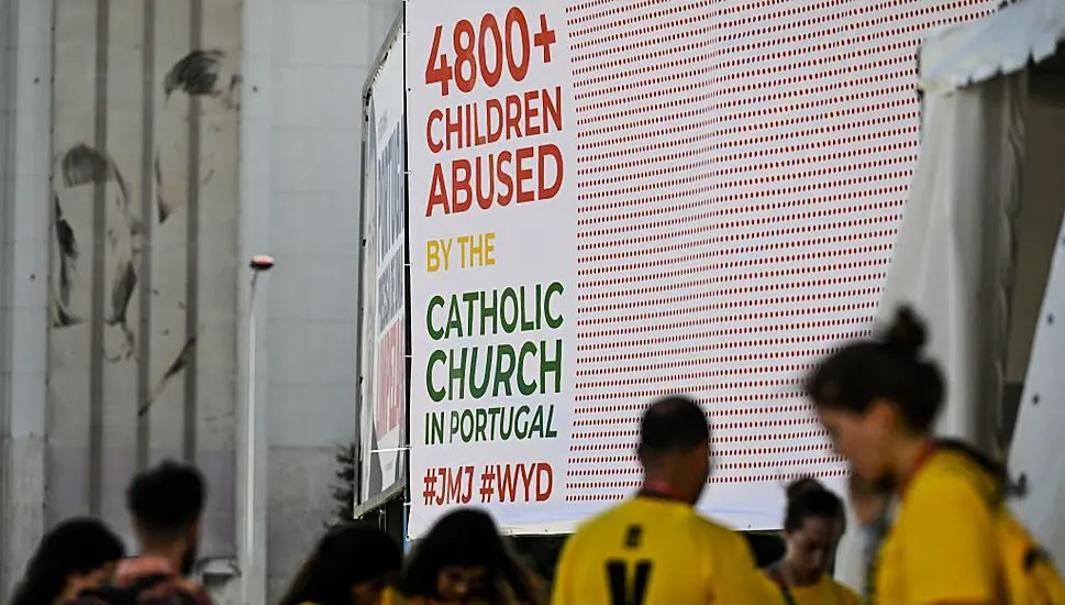 Billboard Highlighting Clerical Abuse Removed As Pope Arrives In Lisbon