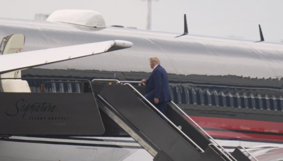 Trump Arrives In Washington To Face Charges He Tried To Overturn 2020 Election