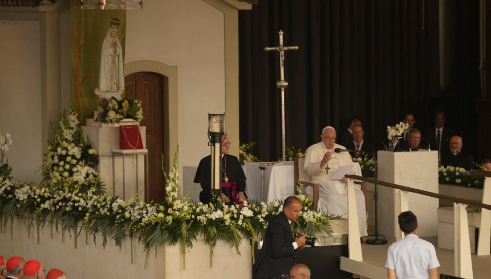 Pope Visits Shrine In Portuguese Town Of Fatima