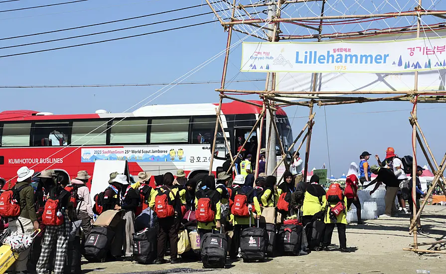 Tens Of Thousands Of Scouts Evacuated As Typhoon Approaches South Korea