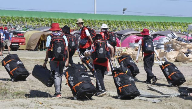 South Korea Evacuates Thousands Of Scouts From Coastal Campsite As Storm Nears