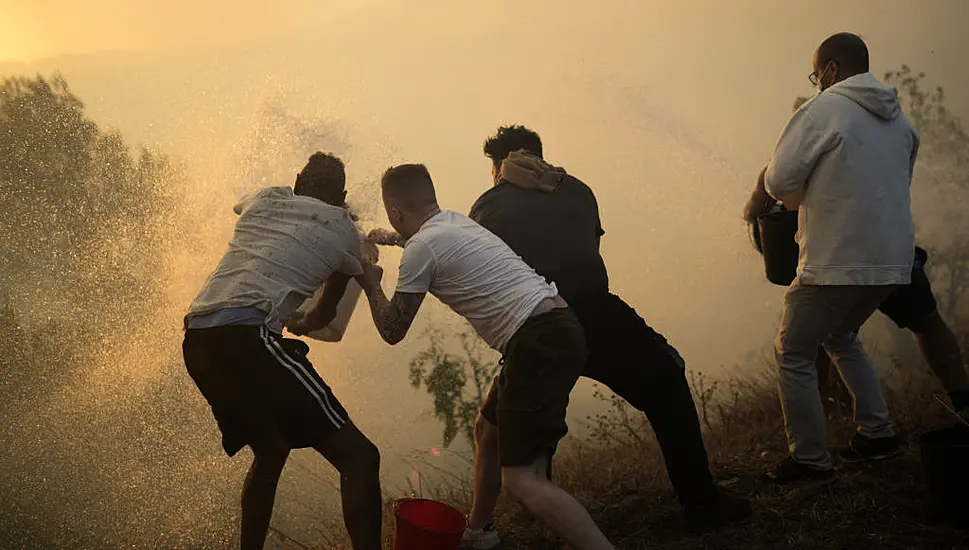 Temperatures Soar As Wildfires Force 1,400 To Evacuate In Portugal