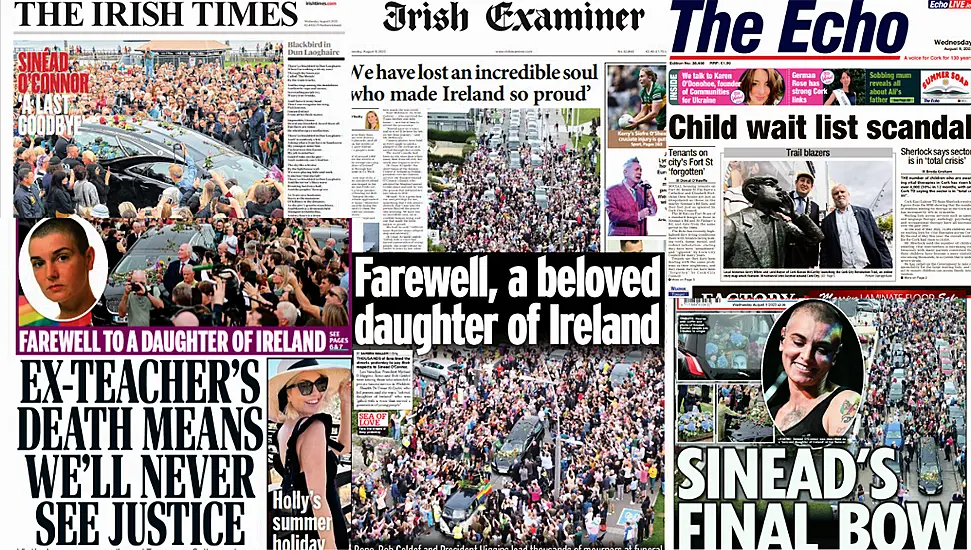 What The Papers Say: Wednesday's Front Pages