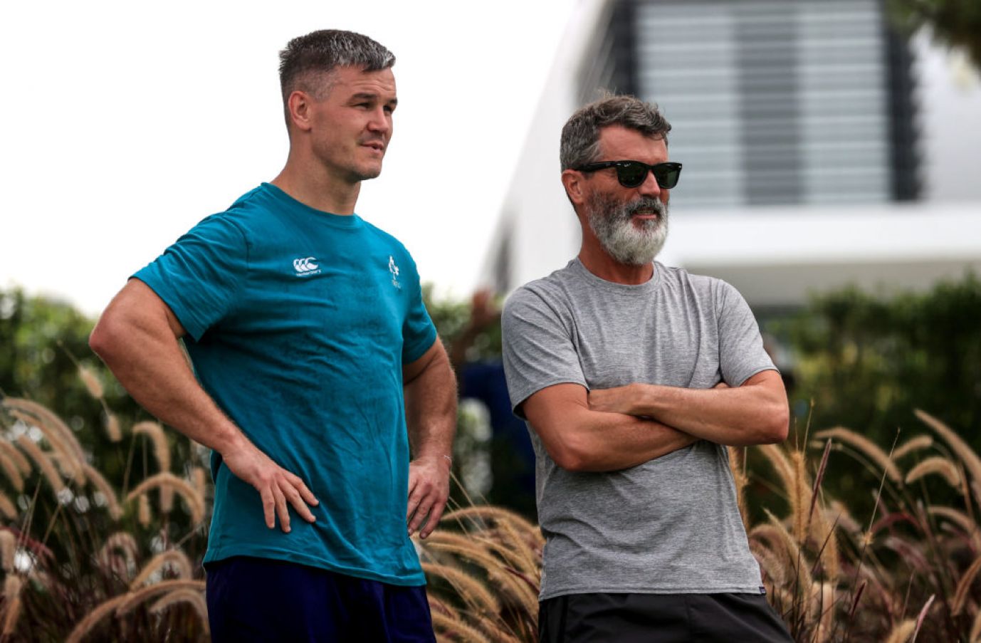 Roy Keane Chats With Johnny Sexton 9/8/2023