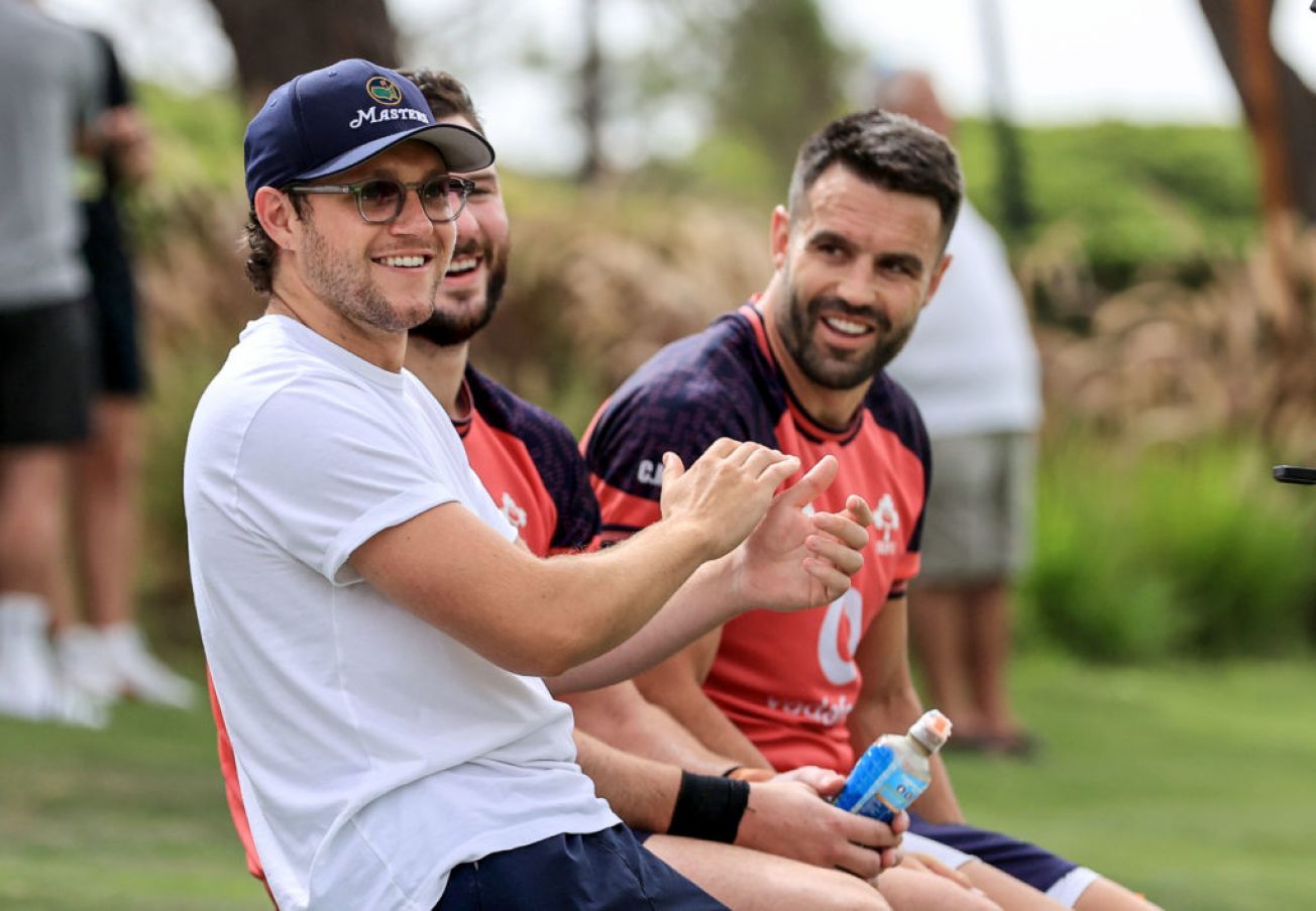 Niall Horan With Robbie Henshaw And Conor Murray. Photo: Dan Sheridan/Inpho