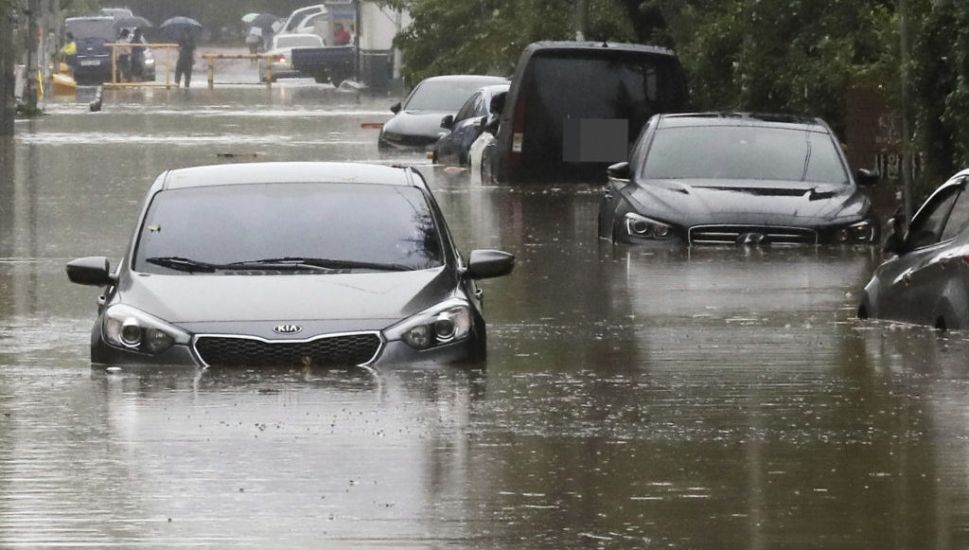 Tropical Storm Khanun Drenches South Korea As It Moves Towards Seoul