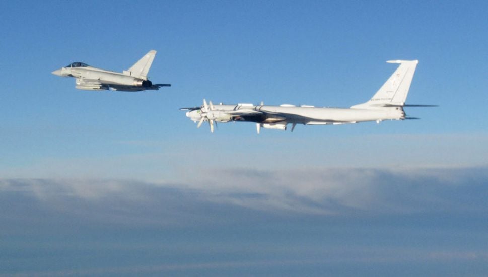 Raf Jets Scrambled To Intercept Russian Bombers North Of Shetland Islands