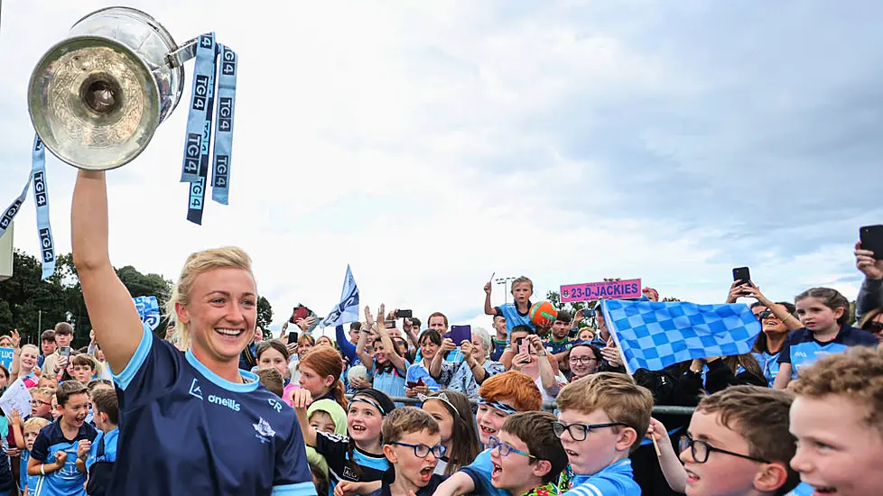 Dublin Ladies Team Celebrate All-Ireland Football Victory With Fans