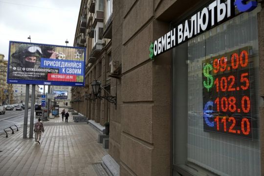 Russian Central Bank Raises Interest Rate After Plunge In Ruble’s Value