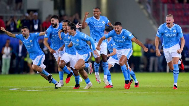Manchester City Win Super Cup After Beating Sevilla On Penalties