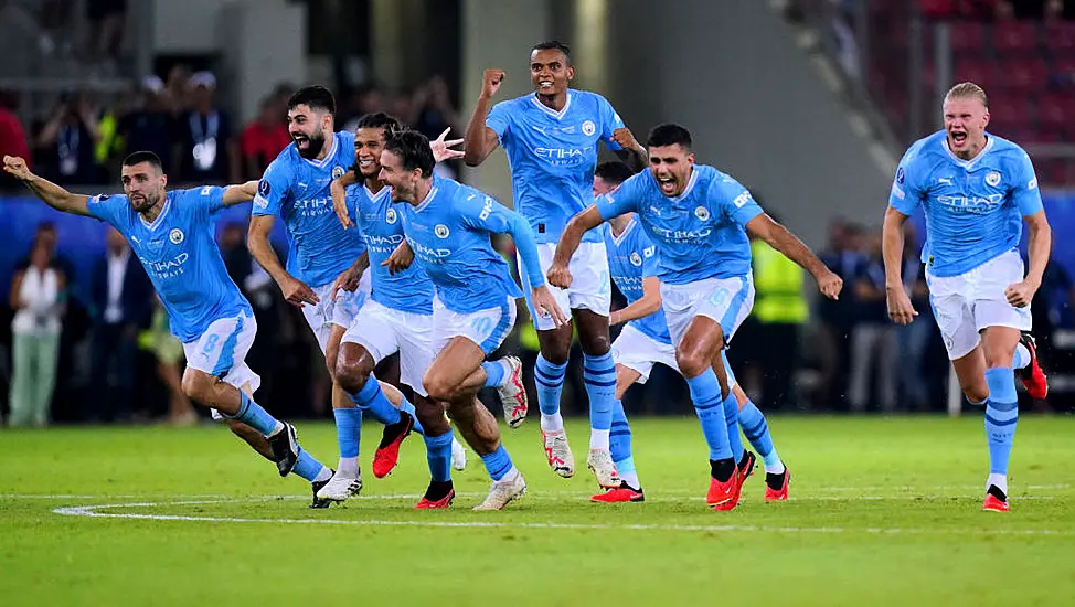 Manchester City Win Super Cup After Beating Sevilla On Penalties