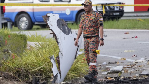 Ten Killed After Private Plane Crashes On Malaysian Highway, Killing Motorists