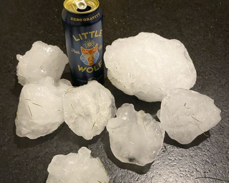 Large Ice Chunk Falls From Sky And Damages House In Us