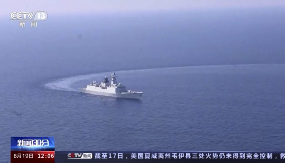 China Launches Military Drills As Warning After Taiwan Official Appears In Us