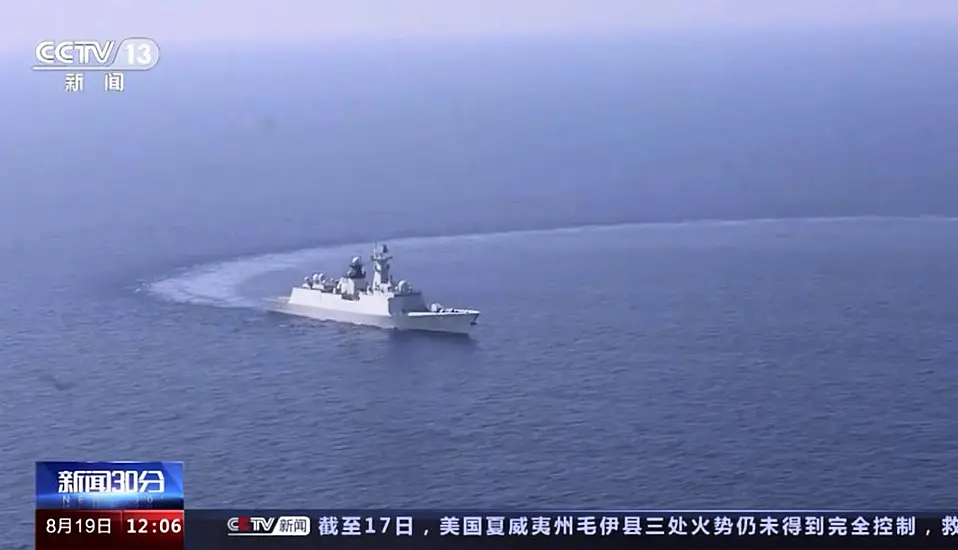 China Launches Military Drills As Warning After Taiwan Official Appears In Us