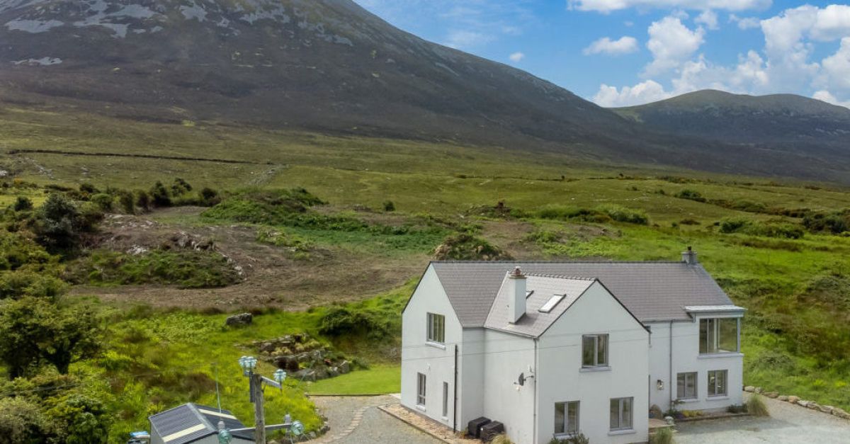 Modern home with panoramic views of Croagh Patrick and Clew Bay for €925,000