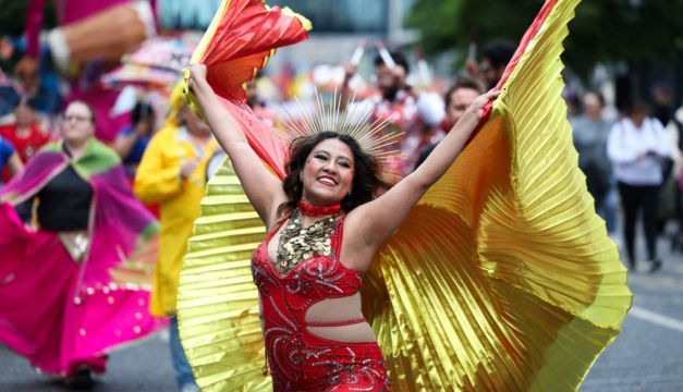 Thousands Take Part In Carnival To Open Mela Festival In Belfast