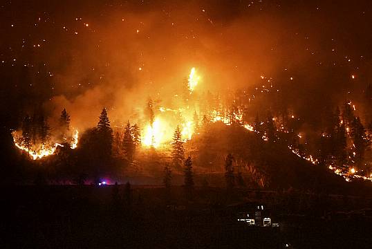 Canadian Firefighters Wage Battle To Save Communities After Mass Evacuations