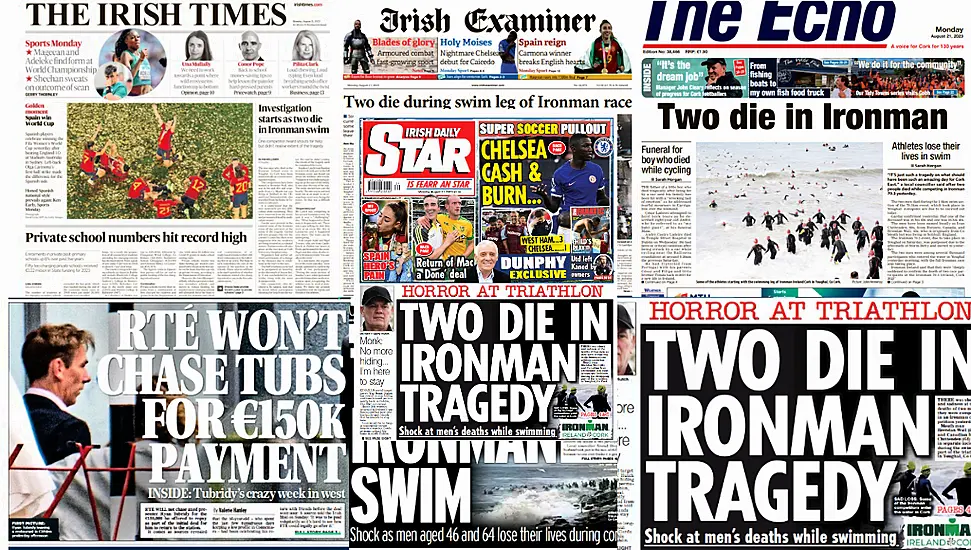 What The Papers Say: Monday's Front Pages