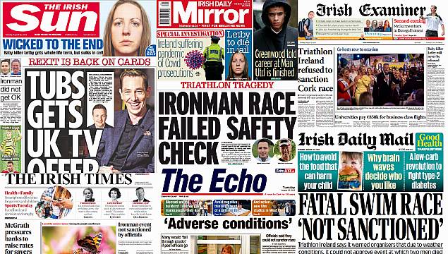 What The Papers Say: Tuesday's Front Pages