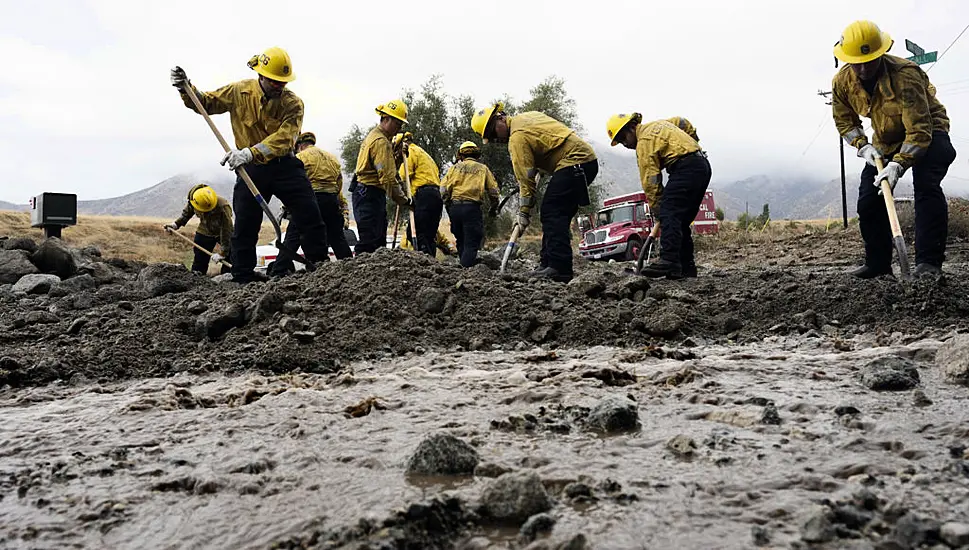 Rescue Crews Dig Towns Out Of The Mud As Tropical Storm Hilary Weakens