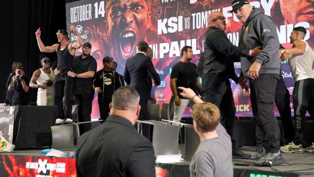 The Furious One! John Fury Flips Out At Tommy Fury And Ksi Press Conference