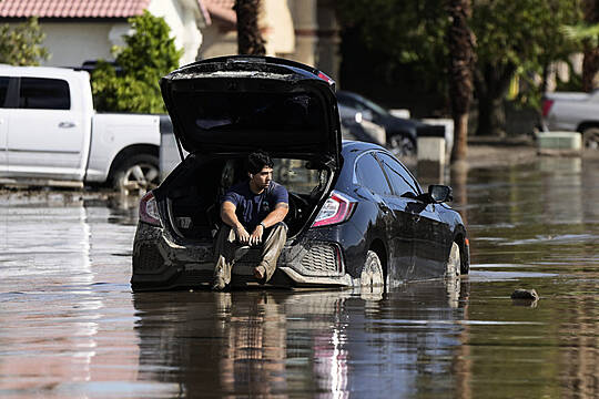 California Towns Dig Out Of The Mud From First Tropical Storm In 84 Years