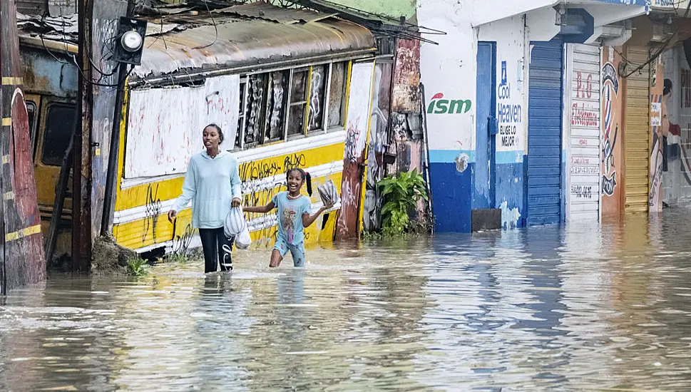 Tropical Storm Franklin Makes Landfall On Haiti And Dominican Republic