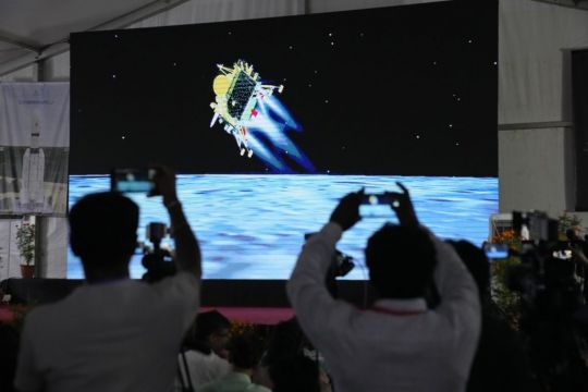 India Lands Spacecraft Near Moon’s South Pole At Second Attempt