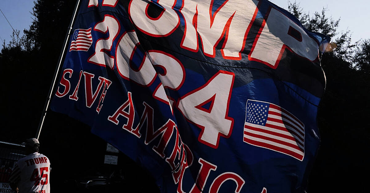 Trump supporters gather outside Georgia jail before his expected surrender