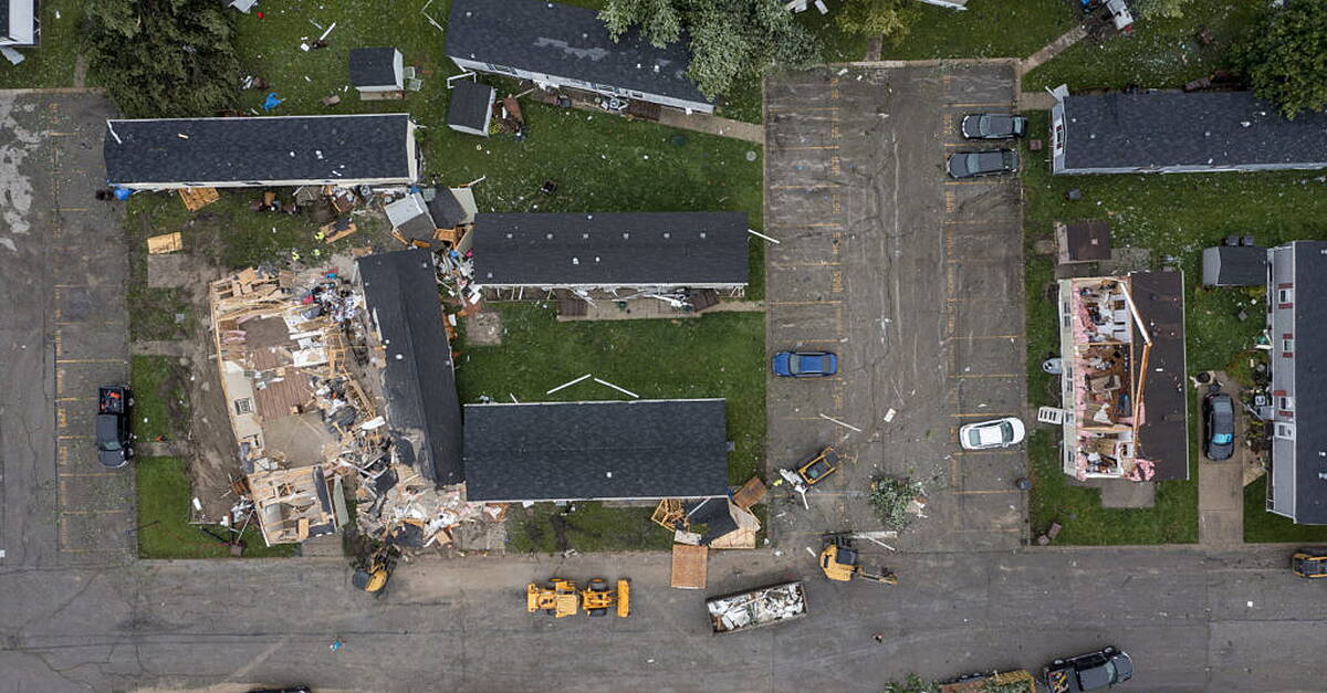 Tornados confirmed as Michigan storms kill five people - Vimarsana News