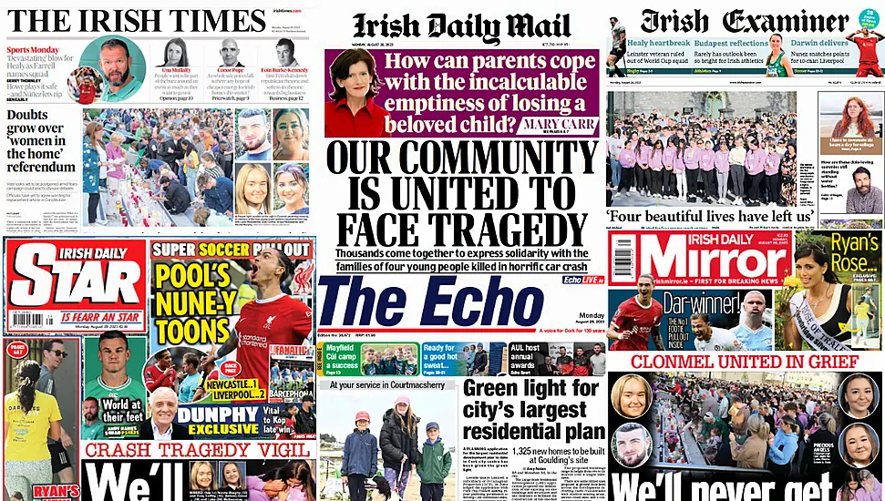 What The Papers Say: Monday's Front Pages