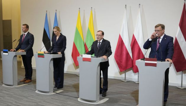 Poland And Baltic States Warn Belarus They Will Close Border If Provoked